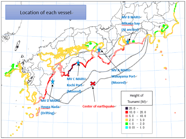 訓練想定位置図